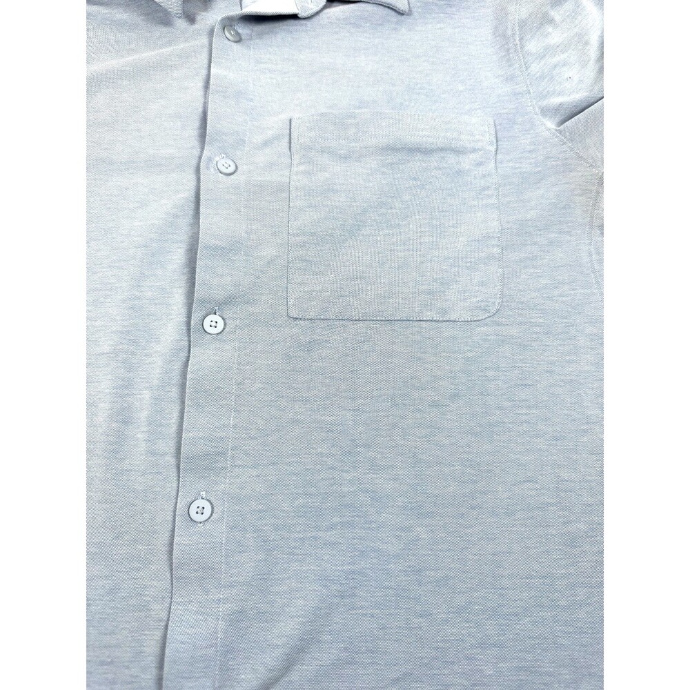 Lululemon Oxford Shirt Mens Blue‎ Long Sleeve Button Front Pocket Minimalist - Picture 14 of 16
